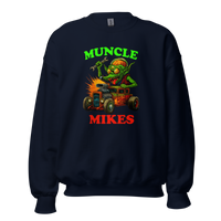 Muncle Mikes Hot Rod and Rat Rod Shirt Mayhem! Monster Rods! (023) Unisex Sweatshirt product mockup 3