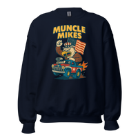 Muncle Mikes Hot Rod and Rat Rod Shirt Mayhem! Monster Rods! (027) Unisex Sweatshirt product mockup 3