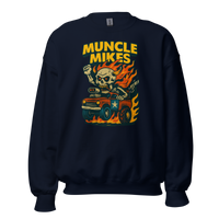 Muncle Mikes Hot Rod and Rat Rod Shirt Mayhem! Monster Rods! (028) Unisex Sweatshirt product mockup 3