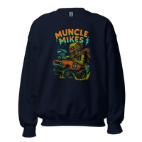 Muncle Mikes Hot Rod and Rat Rod Shirt Mayhem! Monster Rods! (036) Unisex Sweatshirt product mockup 3