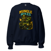 Muncle Mikes Hot Rod and Rat Rod Shirt Mayhem! Monster Rods! (040) Unisex Sweatshirt product mockup 3