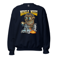 Muncle Mikes Hot Rod Monster Heavyweight T-Shirt – Black Unisex Sweatshirt product mockup 3