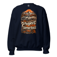 Project Support Vehicle Unisex Sweatshirt product mockup 3