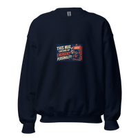Retro Monster Unisex Sweatshirt product mockup 3