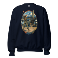 Vintage Aviation Pin-Up T-Shirt – Edition 21 Unisex Sweatshirt product mockup 3