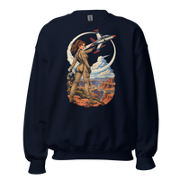 Vintage Aviation Pin-Up T-Shirt – Edition 26 Unisex Sweatshirt product mockup 3
