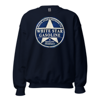 White Star Gasoline Vintage Gas and Oil T-Shirt — Muncle Mikes Unisex Sweatshirt product mockup 3
