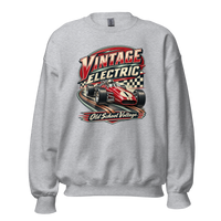 Vintage Electric Unisex Sweatshirt product mockup 3