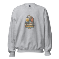 Bleed Brakes Clear Mind Unisex Sweatshirt product mockup 3