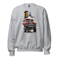Red Gasser Launch Unisex Sweatshirt product mockup 2