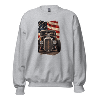 American Steel Blown Roadster Unisex Sweatshirt product mockup 2