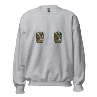 Backcountry Brook Trout Fishing Unisex Sweatshirt product mockup 2