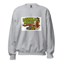 Monster Mugs 001 Hot Rod Coffee Mug — Muncle Mikes Unisex Sweatshirt product mockup 2