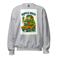 Monster Mugs 006 Hot Rod Coffee Mug — Muncle Mikes Unisex Sweatshirt product mockup 2
