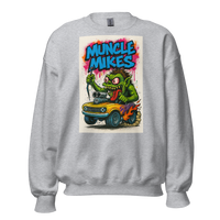 Monster Mugs 008 Hot Rod Coffee Mug — Muncle Mikes Unisex Sweatshirt product mockup 2