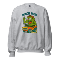 Muncle Mikes Hot Rod and Rat Rod Shirt Mayhem! Monster Rods! (004) Unisex Sweatshirt product mockup 2