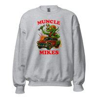 Muncle Mikes Hot Rod and Rat Rod Shirt Mayhem! Monster Rods! (021) Unisex Sweatshirt product mockup 2