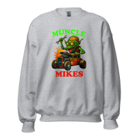 Muncle Mikes Hot Rod and Rat Rod Shirt Mayhem! Monster Rods! (023) Unisex Sweatshirt product mockup 2