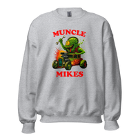Muncle Mikes Hot Rod and Rat Rod Shirt Mayhem! Monster Rods! (025) Unisex Sweatshirt product mockup 2