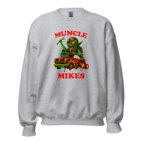 Muncle Mikes Hot Rod and Rat Rod Shirt Mayhem! Monster Rods! (024) Unisex Sweatshirt product mockup 2