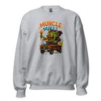 Muncle Mikes Hot Rod and Rat Rod Shirt Mayhem! Monster Rods! (033) Unisex Sweatshirt product mockup 2