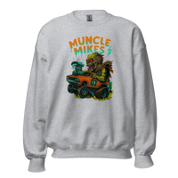 Muncle Mikes Hot Rod and Rat Rod Shirt Mayhem! Monster Rods! (036) Unisex Sweatshirt product mockup 2