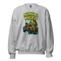 Muncle Mikes Hot Rod and Rat Rod Shirt Mayhem! Monster Rods! (037) Unisex Sweatshirt product mockup 2
