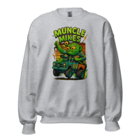 Muncle Mikes Hot Rod and Rat Rod Shirt Mayhem! Monster Rods! (035) Unisex Sweatshirt product mockup 2