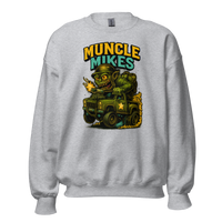 Muncle Mikes Hot Rod and Rat Rod Shirt Mayhem! Monster Rods! (040) Unisex Sweatshirt product mockup 2