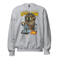 Muncle Mikes Hot Rod Monster Heavyweight T-Shirt – Black Unisex Sweatshirt product mockup 2