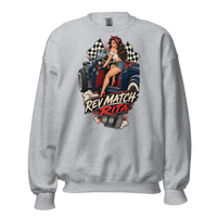 Rev Match Rita Hot Rod Unisex Sweatshirt product mockup 2