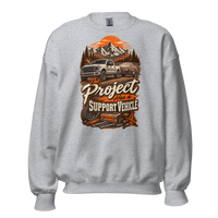 Project Support Vehicle Unisex Sweatshirt product mockup 2