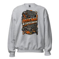 Prototype Number We Stopped Counting Unisex Sweatshirt product mockup 2