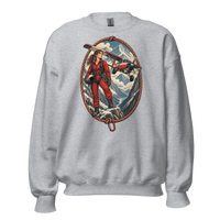 Vintage Aviation Pin-Up T-Shirt – Edition 07 Unisex Sweatshirt product mockup 2