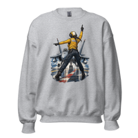 Vintage Aviation Pin-Up T-Shirt – Edition 24 Unisex Sweatshirt product mockup 2