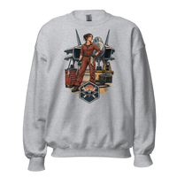Vintage Aviation Pin-Up T-Shirt – Edition 28 Unisex Sweatshirt product mockup 2