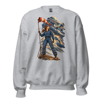 Vintage Aviation Pin-Up T-Shirt – Edition 32 Unisex Sweatshirt product mockup 2