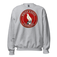 White Eagle Vintage Gas and Oil T-Shirt — Muncle Mikes Unisex Sweatshirt product mockup 2