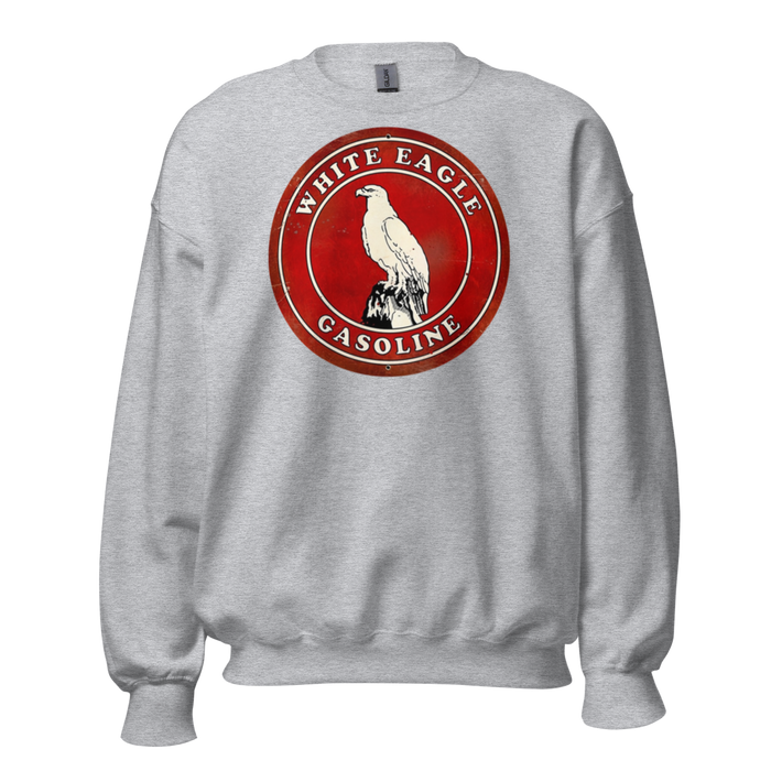 White Eagle Vintage Gas and Oil T-Shirt — Muncle Mikes Unisex Sweatshirt product mockup 2