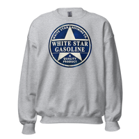 White Star Gasoline Vintage Gas and Oil T-Shirt — Muncle Mikes Unisex Sweatshirt product mockup 2