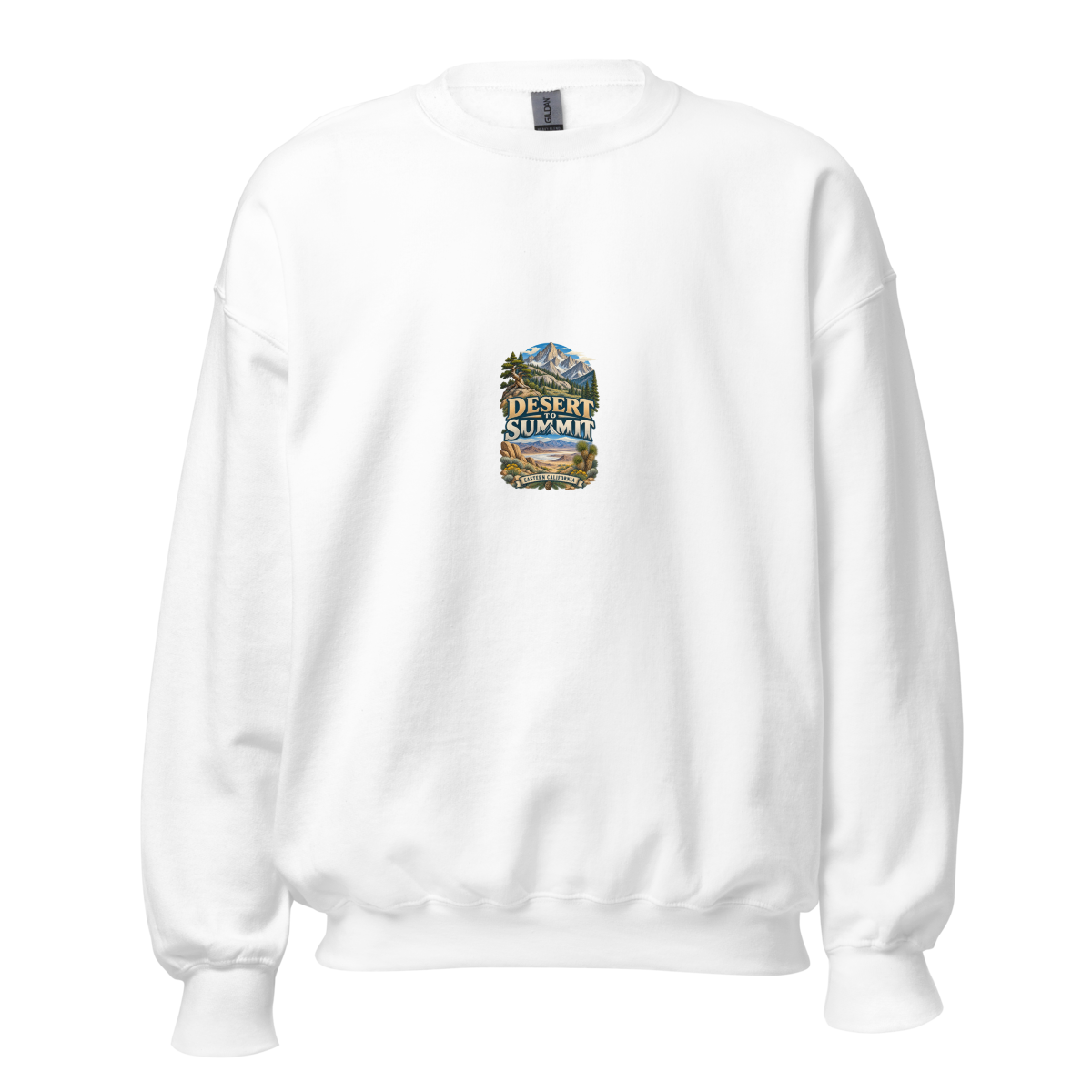 Desert to Summit Eastern California Unisex Sweatshirt product mockup 4