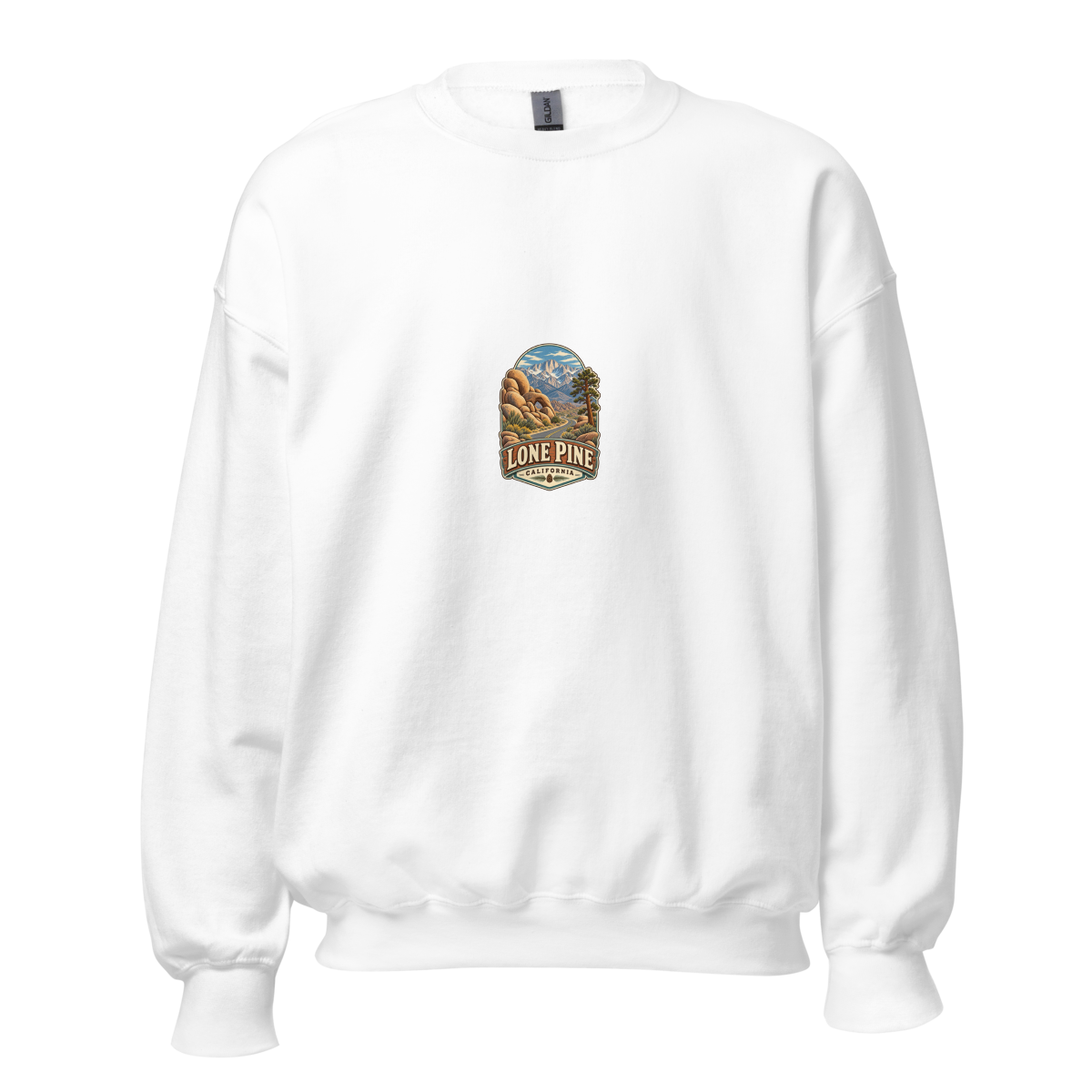 Lone Pine Scenic Road Unisex Sweatshirt product mockup 4
