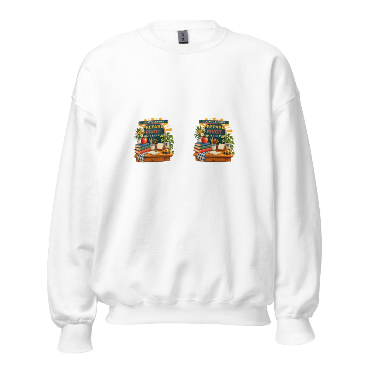 Today's Lesson Teacher Unisex Sweatshirt product mockup 4
