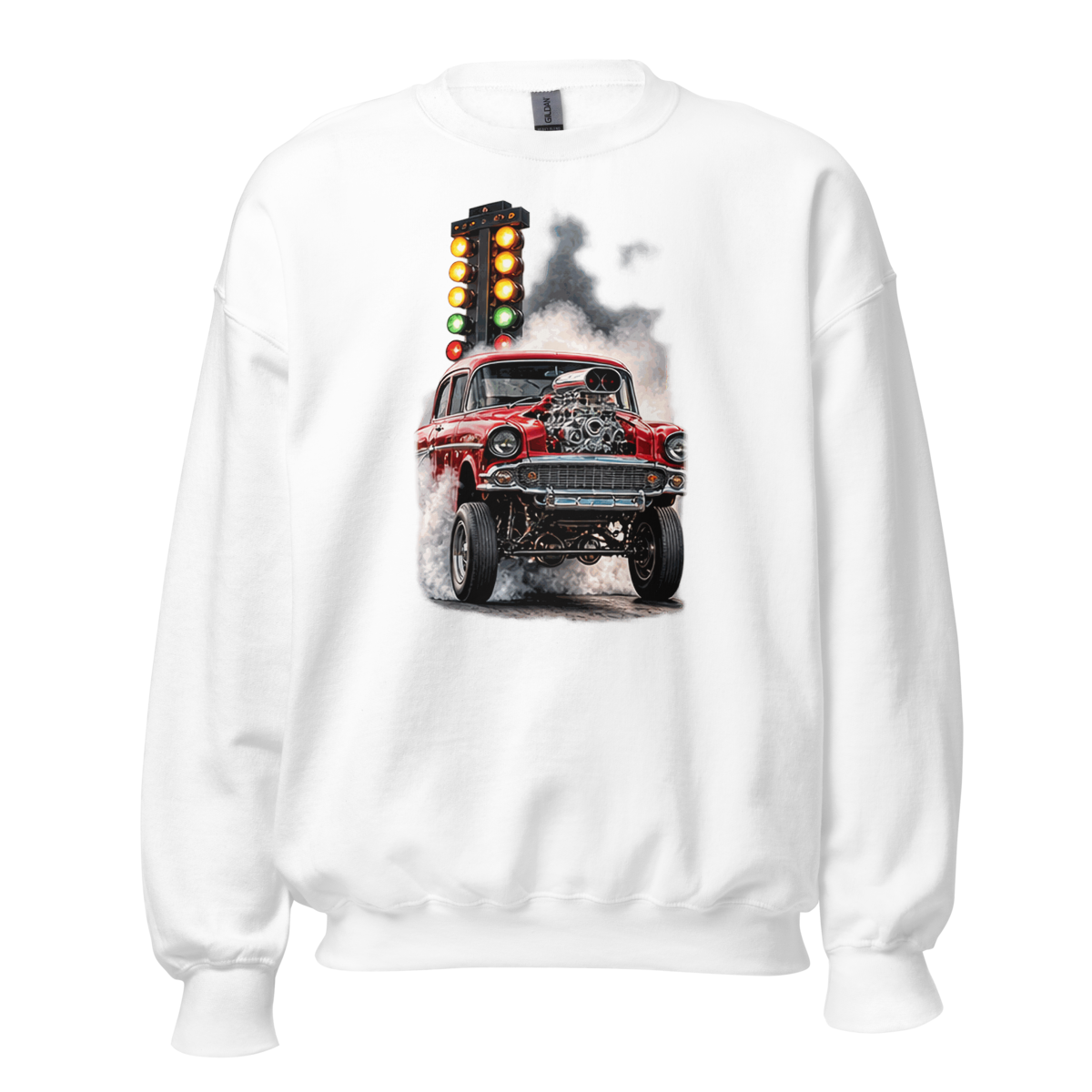 Red Gasser Launch Unisex Sweatshirt product mockup