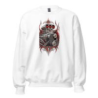 Supercharged V8 Pinstripe Unisex Sweatshirt product mockup