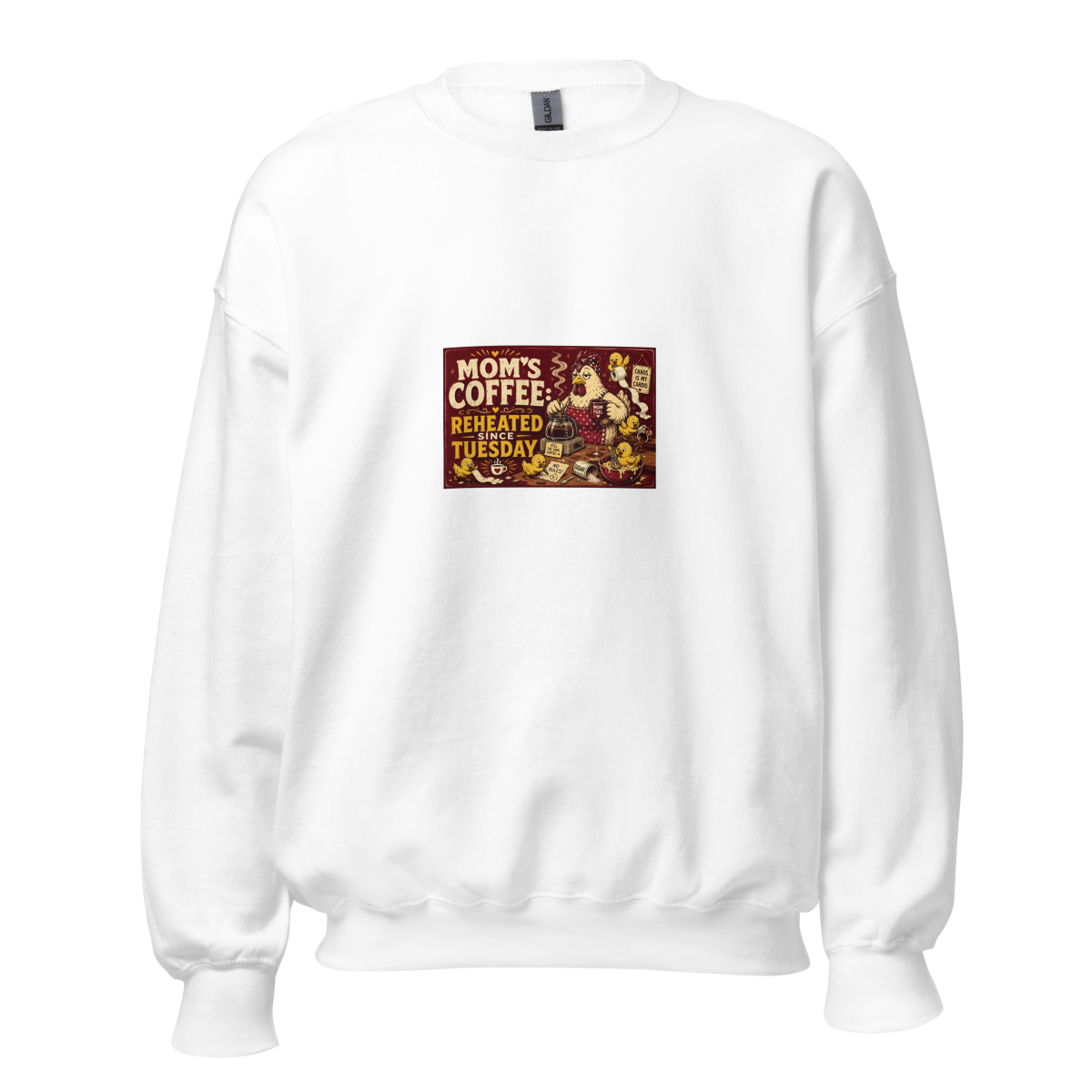 Funny Chicken Unisex Sweatshirt product mockup