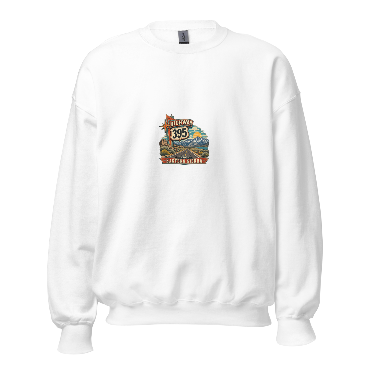 Highway 395 Eastern Sierra Unisex Sweatshirt product mockup