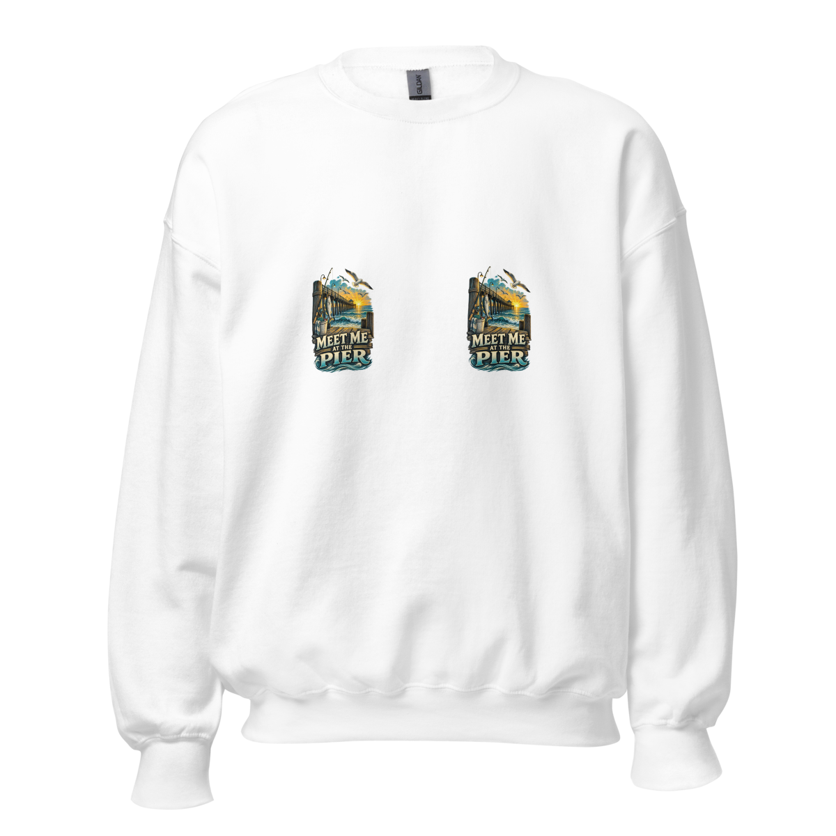 Meet Me at the Pier Unisex Sweatshirt product mockup