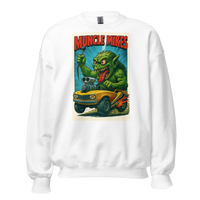 Monster Mugs 005 Hot Rod Coffee Mug — Muncle Mikes Unisex Sweatshirt product mockup