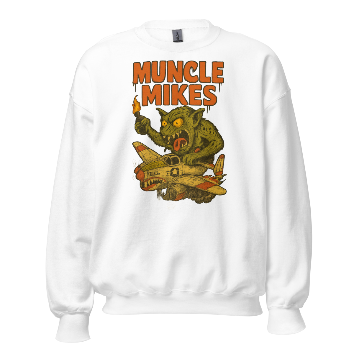 Monster Mugs 012 Hot Rod Coffee Mug — Muncle Mikes Unisex Sweatshirt product mockup